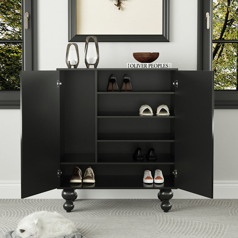 16 Pair Shoe Storage Cabinet