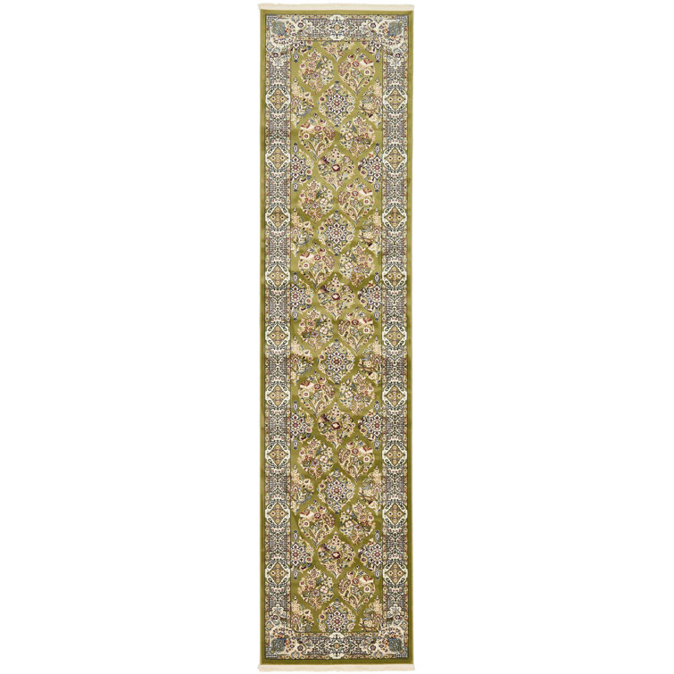 Tapis vert oriental Jackson