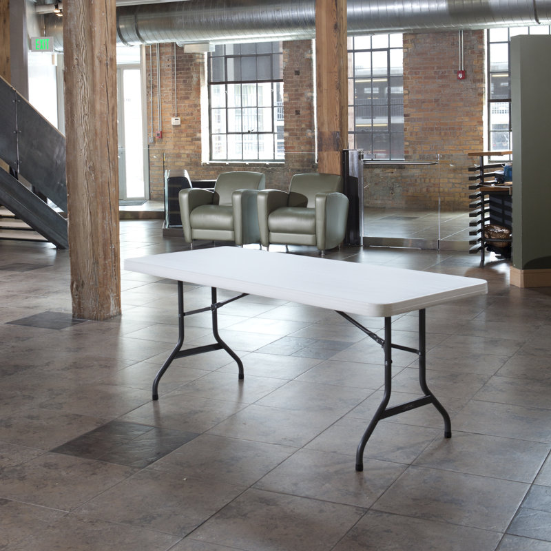 Table pliante commerciale Lifetime, Blanc, H 29 po x L 72 po x l 30 po