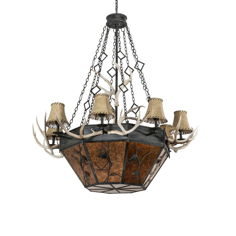 Rustic Lodge 16 - Light Chandelier