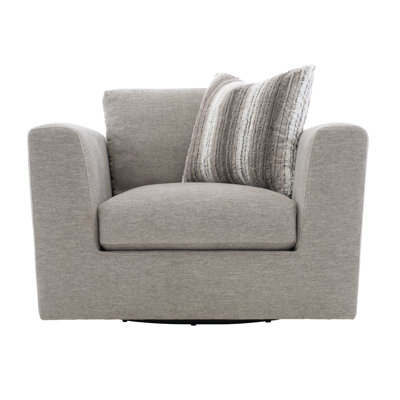 Remi Upholstered Swivel Armchair