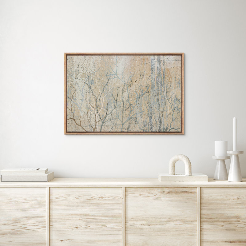 Abstrait forêt, croquis de paysage, art naturel minimaliste moderne, art mural, décoration de salon, Naturel