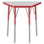Table d'activité trapézoïdale à hauteur réglable avec pieds trapus-774649212-774649215-802538676