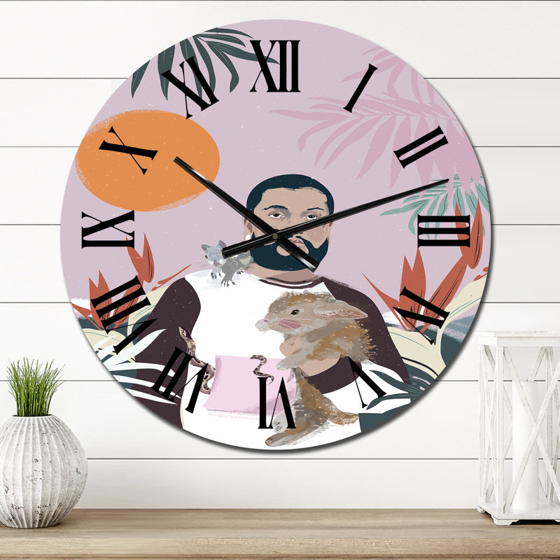 Horloge murale surdimensionnée, Moyen