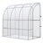 Outsunny 7' X 4' X 7' Outdoor Lean To Greenhouse, Walk-In Green House Plant Nursery With Roll-Up Window, PE Cover