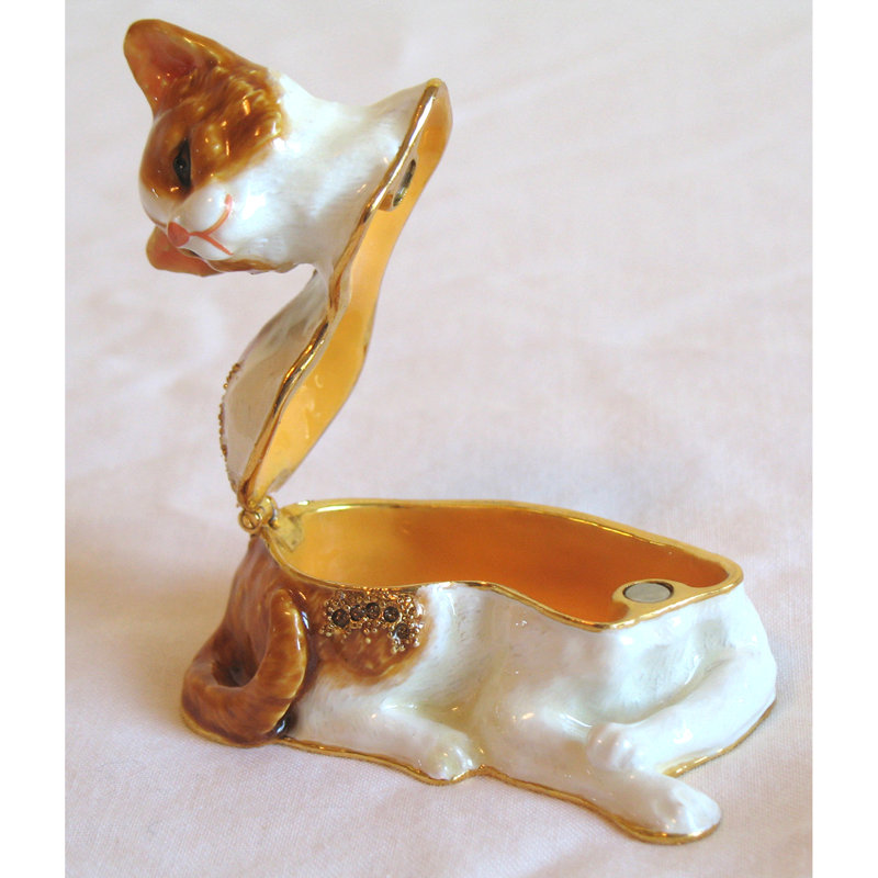 Boîte à bijoux hélicoïdale pour chat