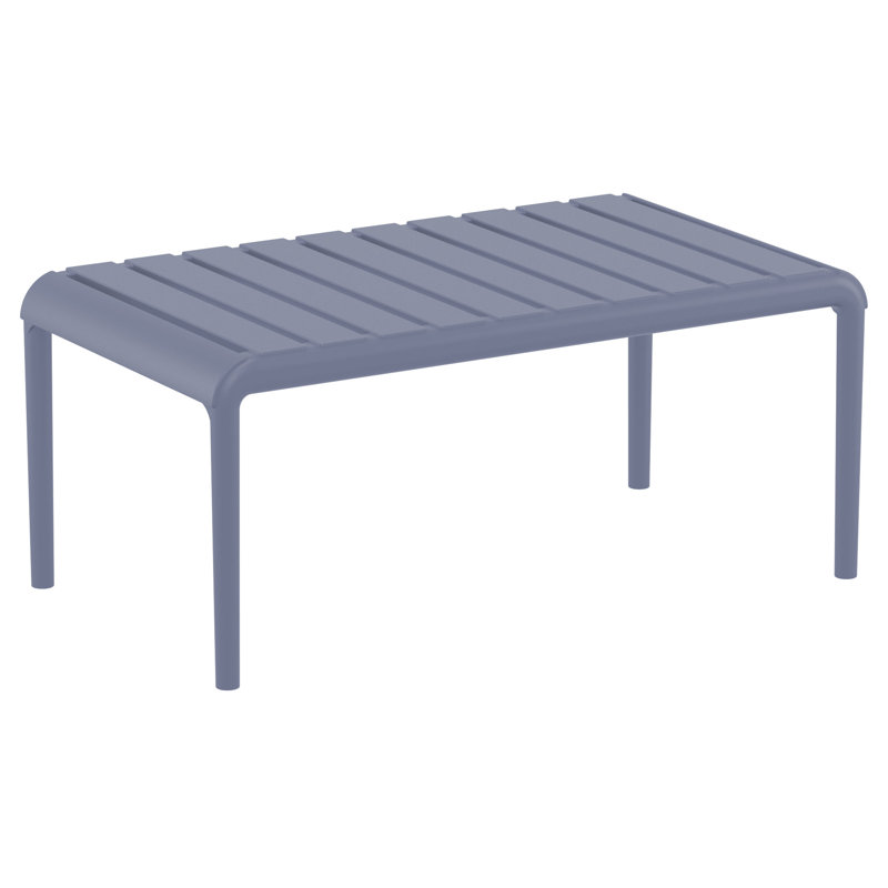 Table basse d'extérieur 46 "Ruta Paris, Gris foncé