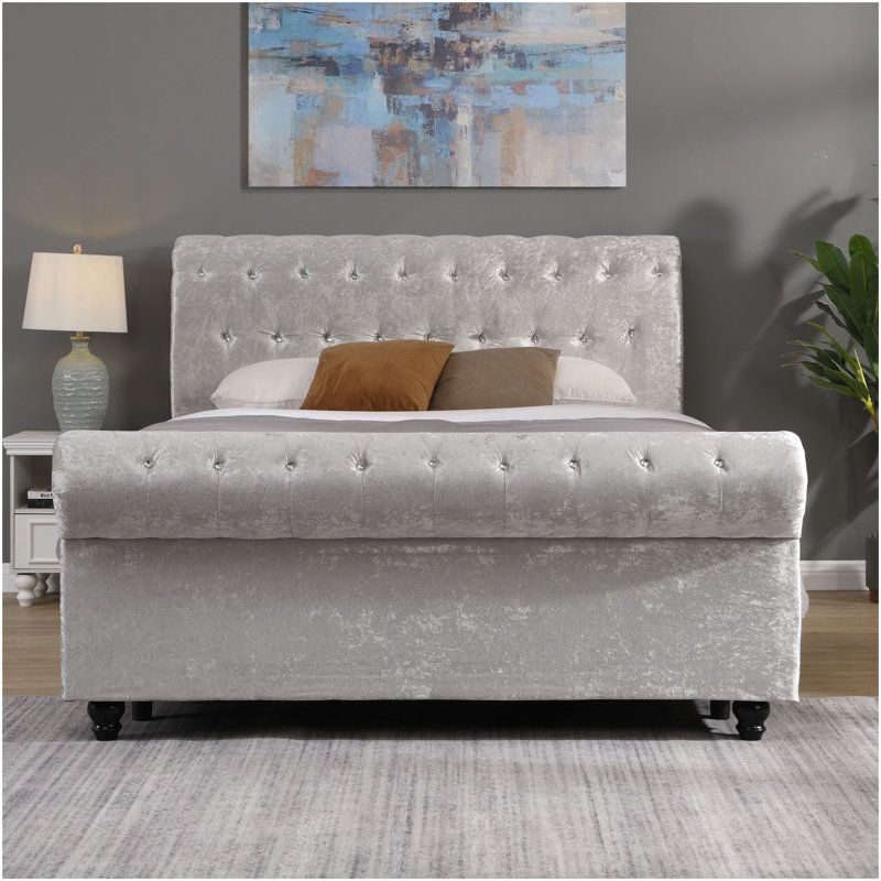 Base de lit tapissier Hartfried