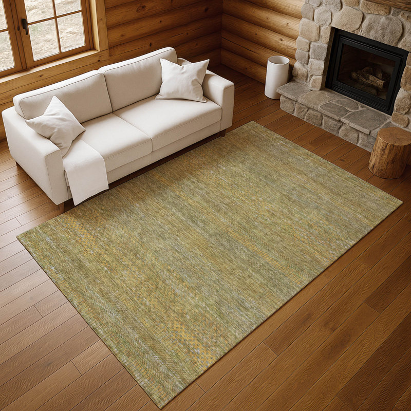 Premium Machine Washable Marasco AMF1633 Stripes Rug, Rectangle 5' x 7'6"