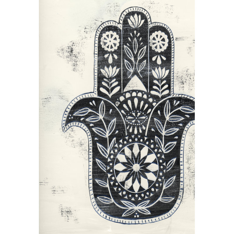 Day Hamsa II by Grace Popp - Wrapped Canvas Print, 46cm H x 30cm W x 3.8cm D