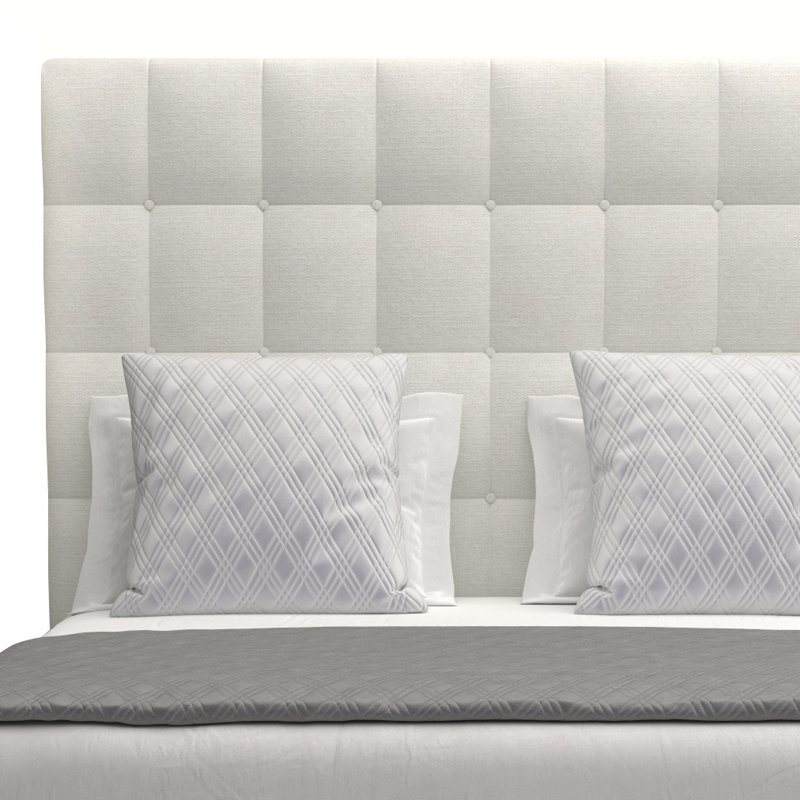 Dezyah Upholstered Standard Bed, California king, Off White Revolution®