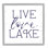 «Live Love Lake», art nautique encadré nautique par Lux + Me Designs