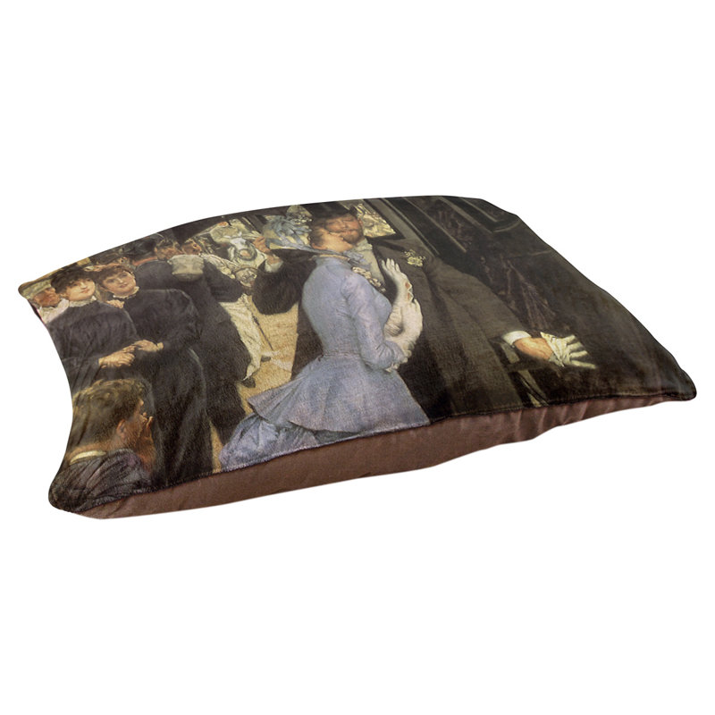 Coussin pour chien bridesmaid Carmon, Grand (l 52 po x P 42 po x H 7,1 po)