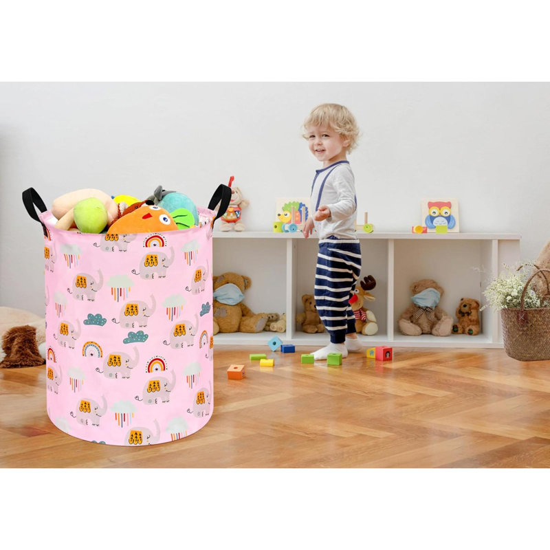 Panier à linge rond avec paniers à linge Elephant