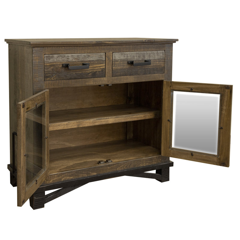 Loft Brown Solid Wood Server