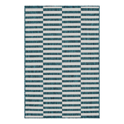 Noank Striped Indoor / Outdoor Rug