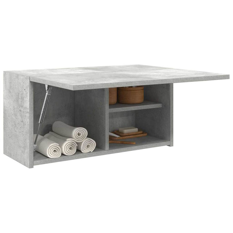 Bebhinn Wall Bathroom Cabinet, Concrete Grey