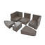 Ensemble de conversation pour patio 6 pièces-1245230361