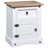 Dale vidaXL Bedside Cabinet with 1 Drawer & 1 Door, Solid Pine Wood, 20.9''x15.4''x26''-1693856699