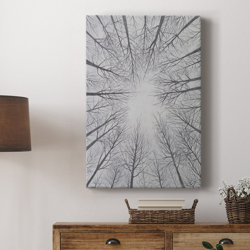 Toile à feuilles caduques II - Gallery Cavas, H 27 po x l 18 po