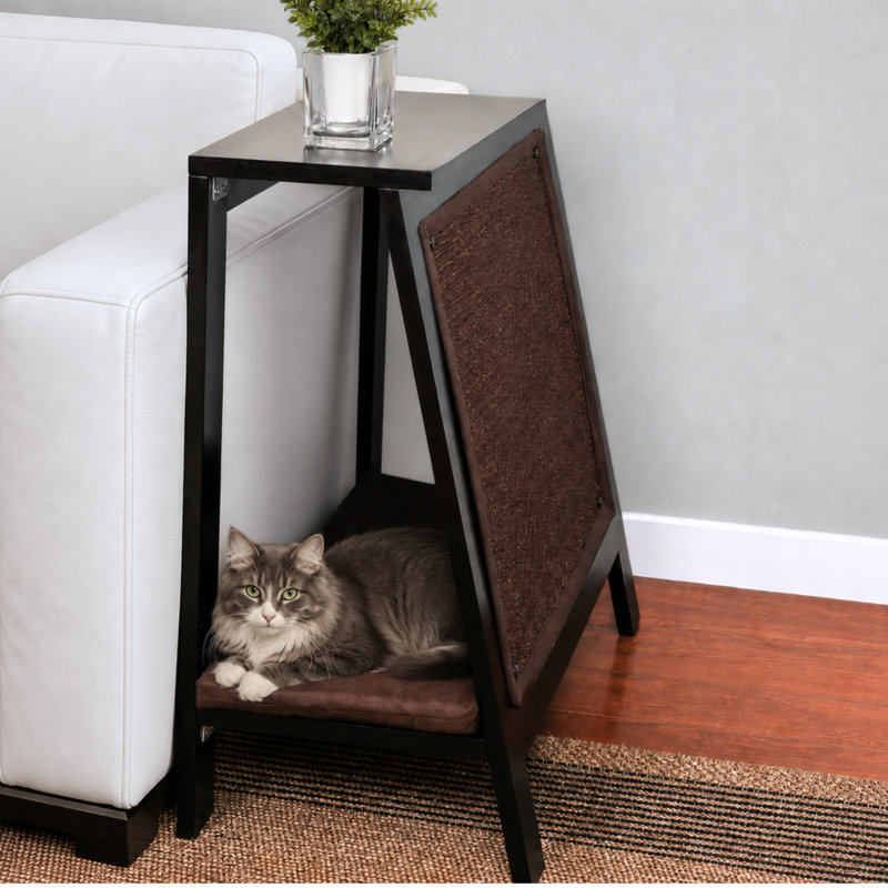 A-Frame Cat Bed, Ebony