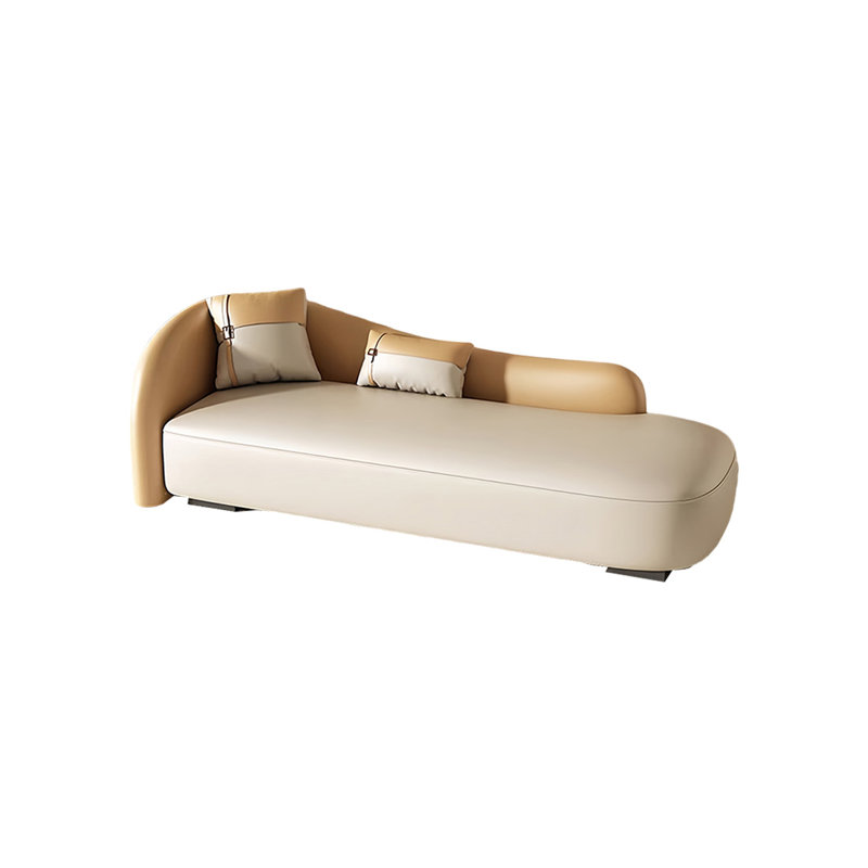 Tabouret confortable pour changer de chaussures, Beige / orange clair