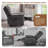 Dual Motor Power Lift Recliner Chair, Lay Flat In 70.47" Length, 40" Extra Wide Lift Chair-119718840