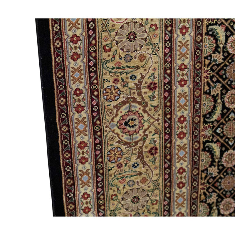 Wool Oriental Area Rug in Gold