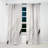 White And Grey Ripples Of Stone V - Abstract Marble Blackout Abstract Curtain - 1 Panel-107824767