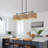 Stutz 3 - Light Rattan Drum Chandelier