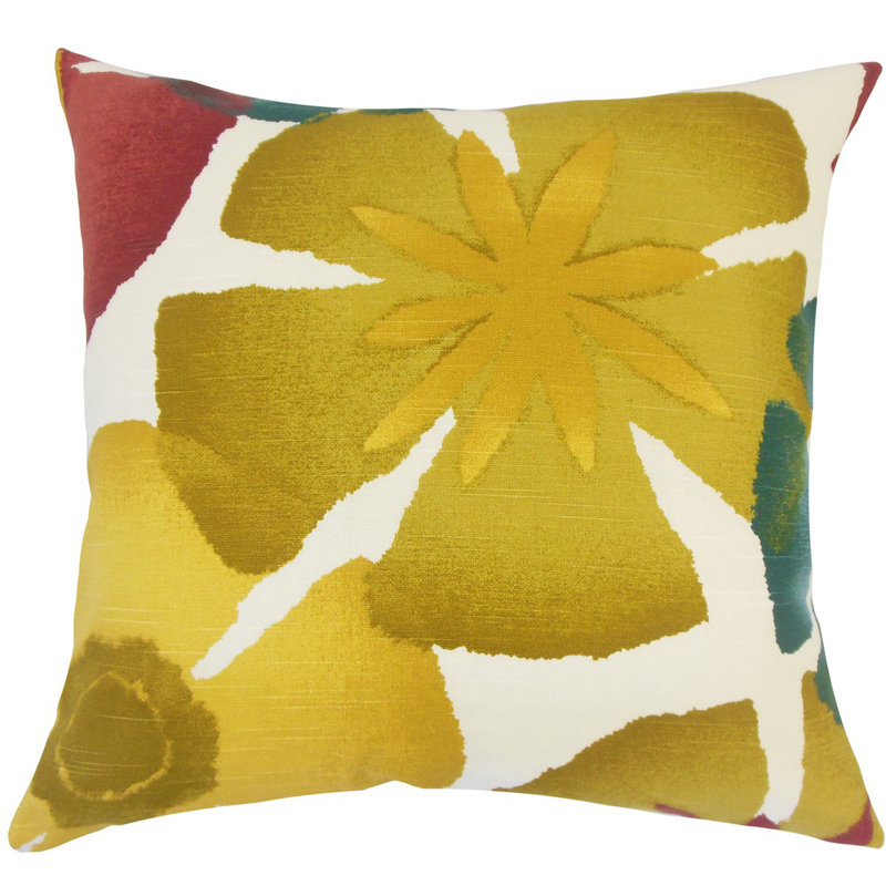Coussin en coton Samiya, H 20 po x l 20 po x P 5 po