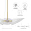 Luminaire suspendu à 3 lumières 3 "Journey par Modway-1337315324