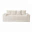 Canapé-lit convertible compressible de 77 pouces, conception avant extensible avec poches de rangement et porte-gobelets pour utilisation à domicile-358530560