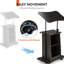 Chariot à roulettes pour ordinateur portable avec rangement Yescom-57582540