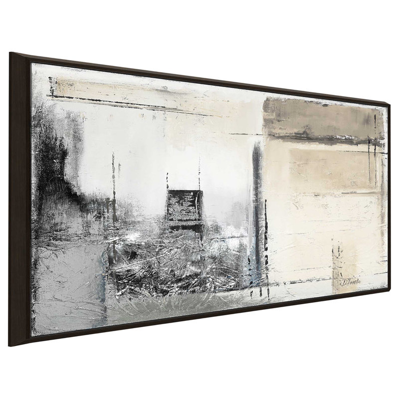 «Winter Dusk I», reproduction d'art sur toile encadrée, H 21,5 po x l 33,5 po x P 2 po
