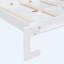 Lit escamotable simple avec bureau roulant, armoire de rangement et bibliothèque-75804866