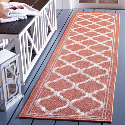 Bermuda Performance Machine Washable Geometric Indoor/Outdoor Area Rug