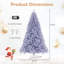 Arbre de Noël 7,5 pi avec 550 lumières, 8 modes, 1300 branches-1529838944-1529838951