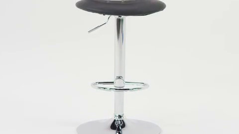 Orren Ellis Norberg Contemporary Vinyl Adjustable Height Barstool