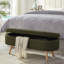 Banc de rangement avec repose-pieds ovale Luxury-404357789
