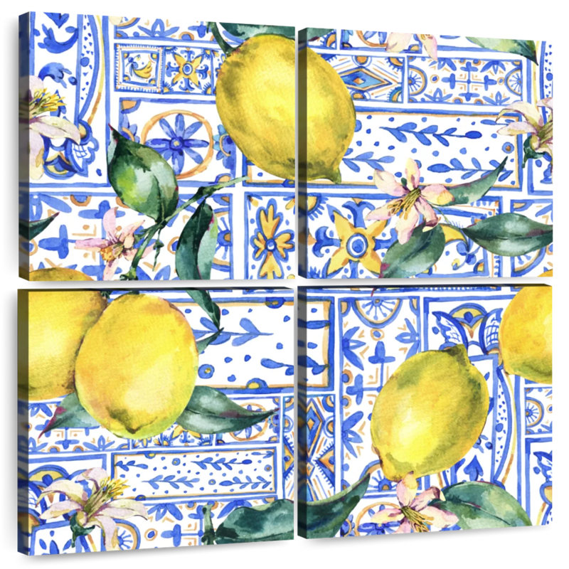 Yarlin Azulejo Citrons, H 26 po x l 26 po