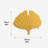  Leaf Shape Pet Blanket, Ginkgo Yellow