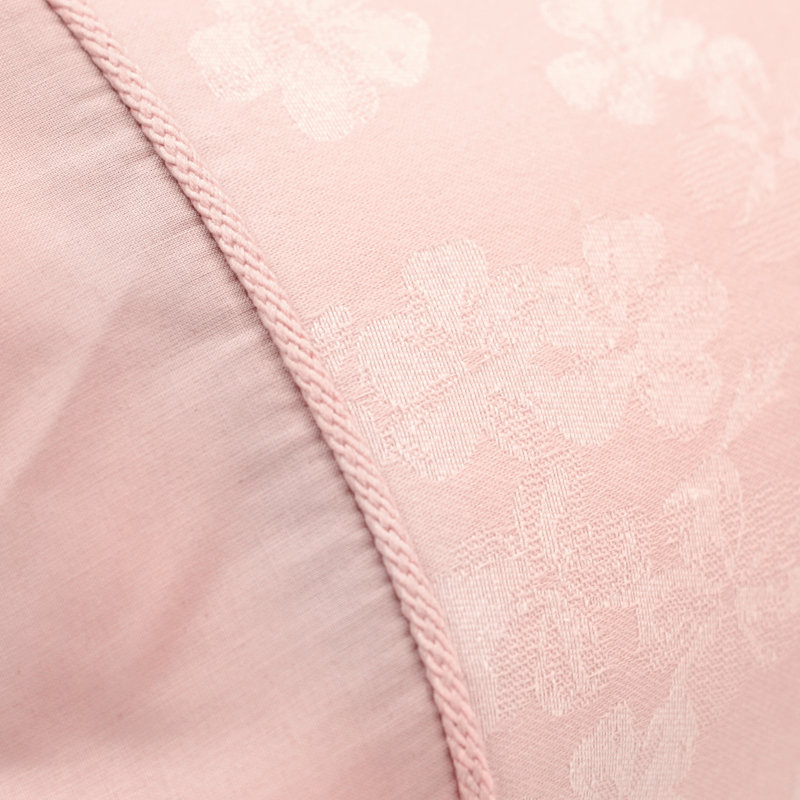 Avonia Floral Square Cushion, Blush Pink