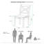 Brunswick 6 - Person Teak Outdoor Dining Set With Cushions