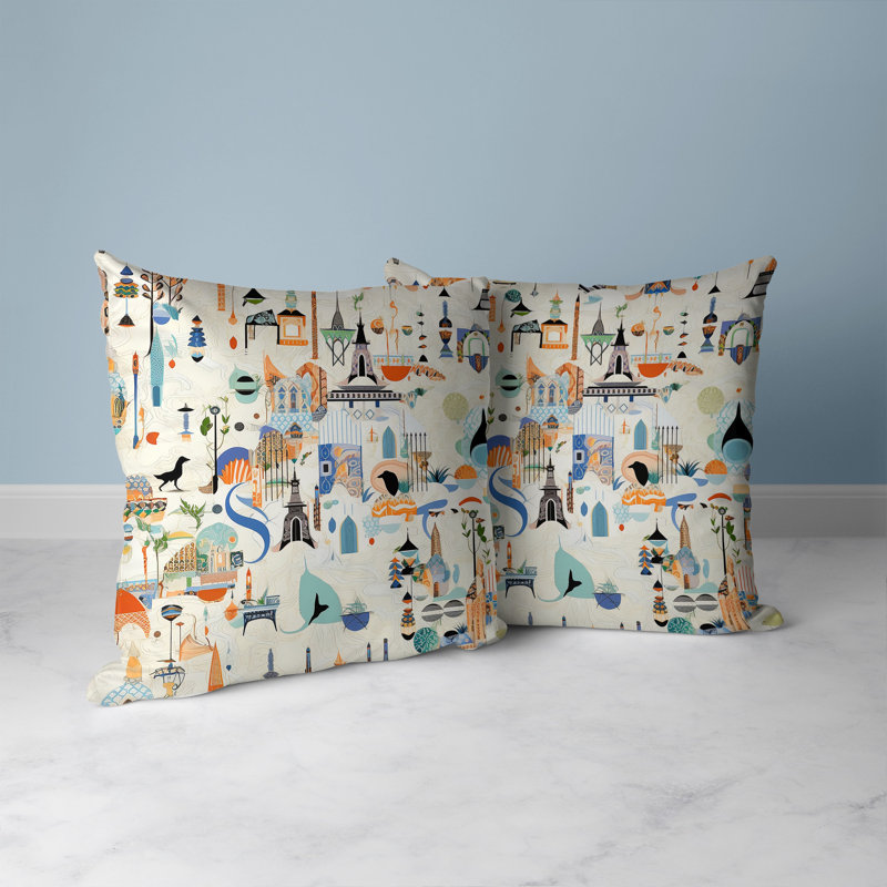 Square Cushion, 41cm H x 41cm W, Faux Suede