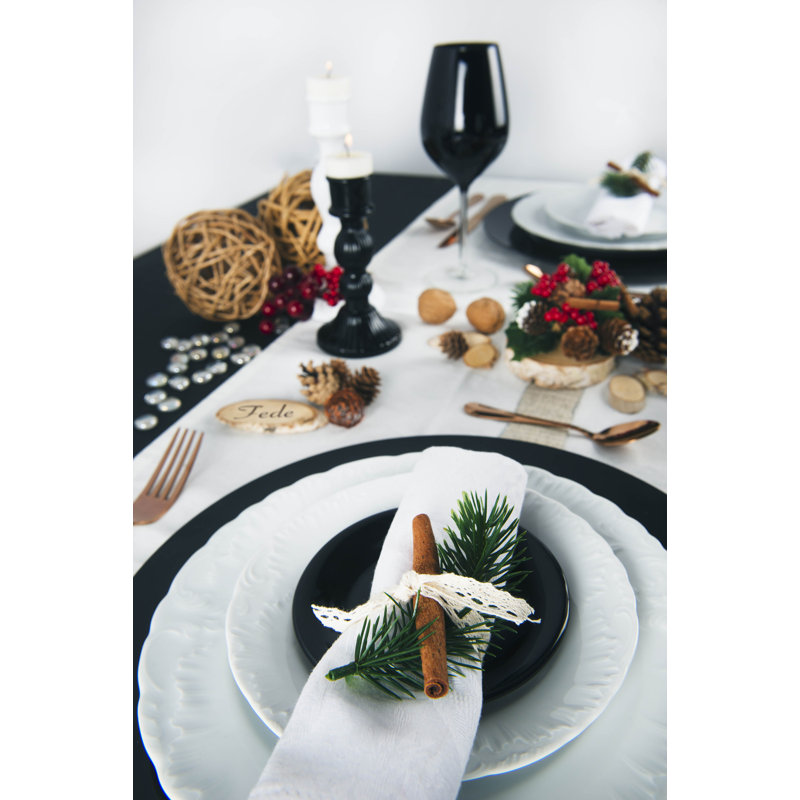 ELISA ROCOCO' Piece Porcelain Dinnerware Set - Service for 6