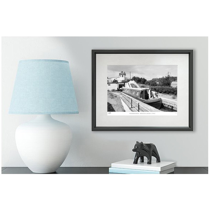 Wombourne, Bratch Locks C1965 - Single Picture Frame Print, 60cm H x 80cm W x 2.3cm D