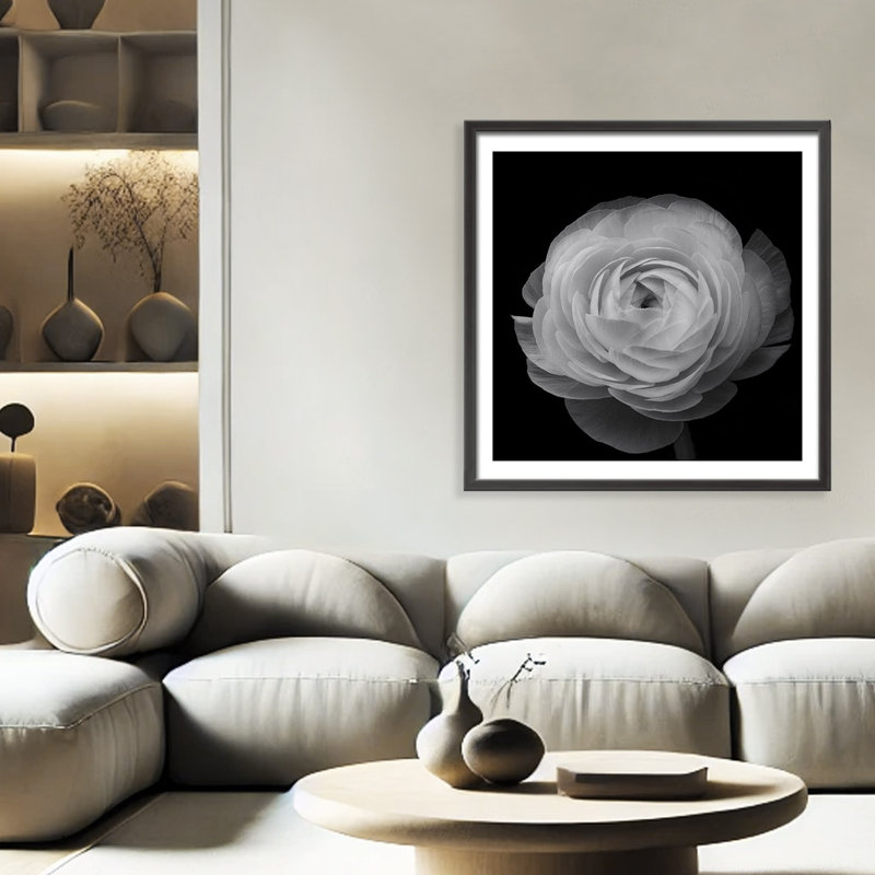 Nature Inspired Ranunculus by  - Picture Frame Photograph on Paper, 16" H x 16" W 