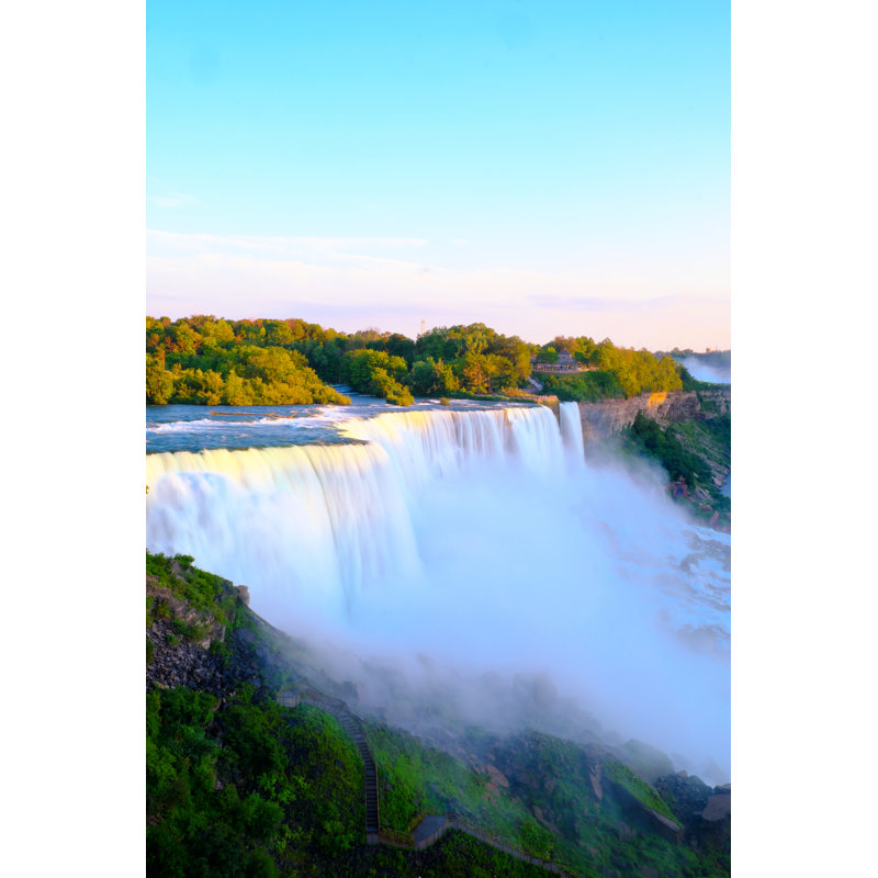 Niagara Falls by Indigoai - Wrapped Canvas Print, 46cm H x 30cm W