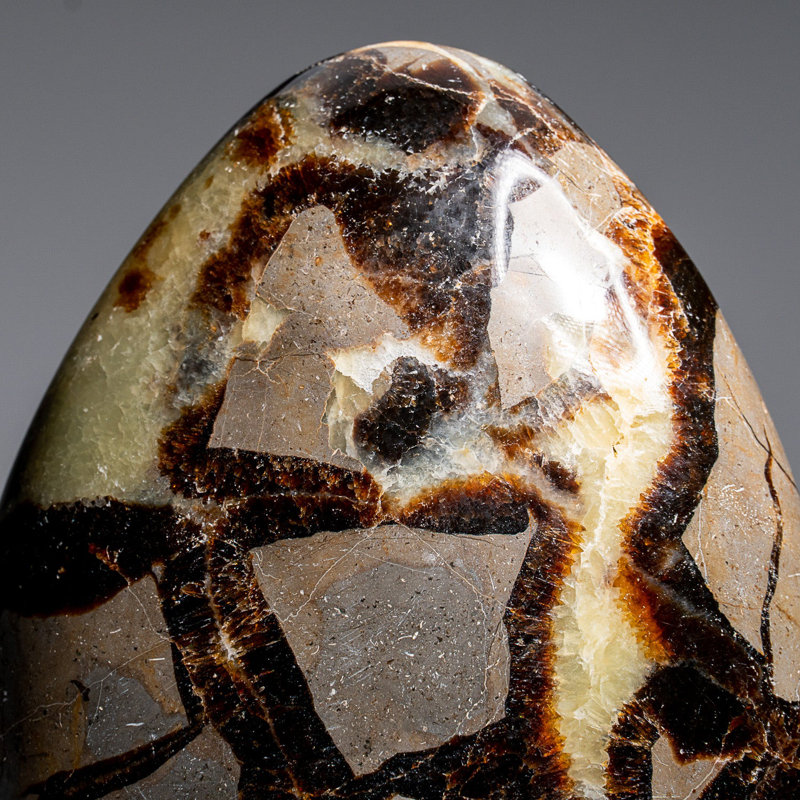 Polished Septarian Freeform from Madagascar (2.1 Lbs)